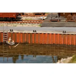 Faller 131012 HO Scale Quay Wall Painted Kit - Your Source for Gaming Essentials