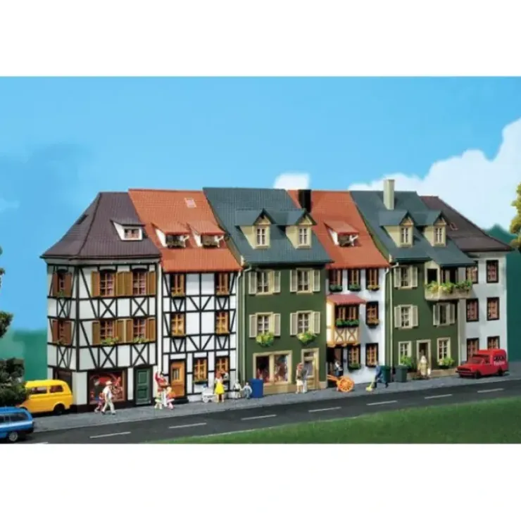 Faller 130430 HO Scale Relief Houses Building Kit (Pack of 6) - Your Source for Gaming Essentials