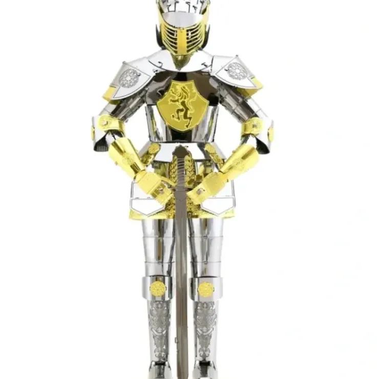 Toys>Fascinations European (Knight) Armor Unassembled Color 3D Metal Model Kit - Your Source for Gaming Essentials