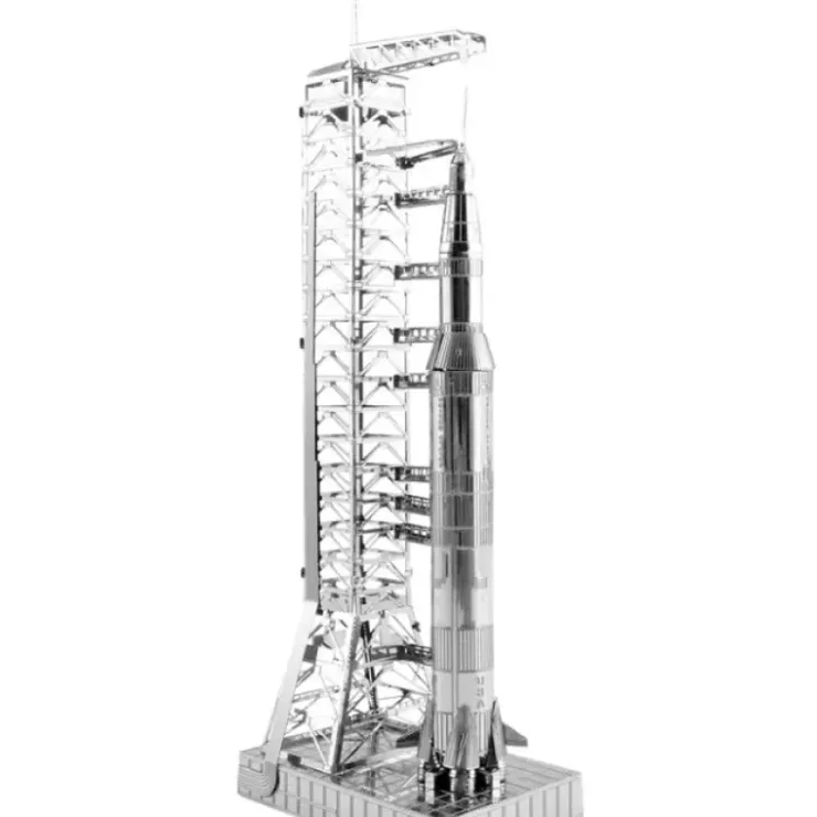 Toys>Fascinations Metal Earth Apollo Saturn V Rocket With Gantry Laser Cut Metal Kit - Your Source for Gaming Essentials