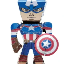 Toys>Fascinations Metal Earth Legends Captain America Laser Cut Color 3D Metal Model - Your Source for Gaming Essentials