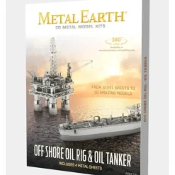 Toys>Fascinations Metal Earth Offshore Oil Rig & Tanker Gift Set 3D Metal Model Kit - Your Source for Gaming Essentials