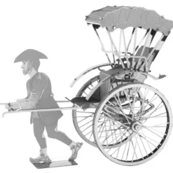 Toys>Fascinations Metal Earth Rickshaw Laser Cut 3D Metal Model Kit - Your Source for Gaming Essentials