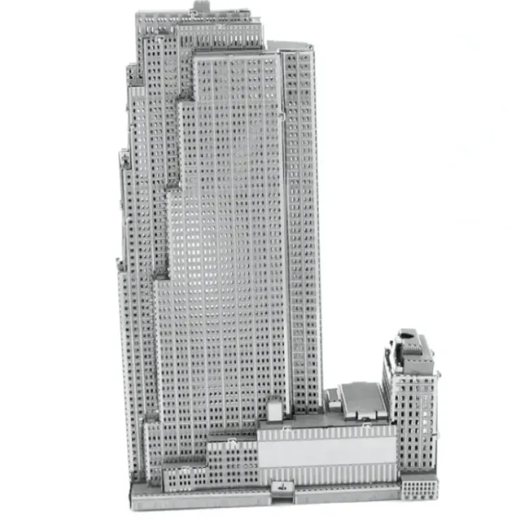 Toys>Fascinations Metal Earth 30 Rockefeller Plaza Laser Cut 3D Metal Model Kit - Your Source for Gaming Essentials