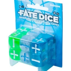 Dice>Fate Dice for Fate & Fudge Games by Evil Hat Productions- 12 D6 Atomic Robo Dice - Your Source for Gaming Essentials