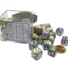 Dice>Festive 12mm D6 Chessex Dice Block (36 Dice) - Carousel with White Pips - Your Source for Gaming Essentials