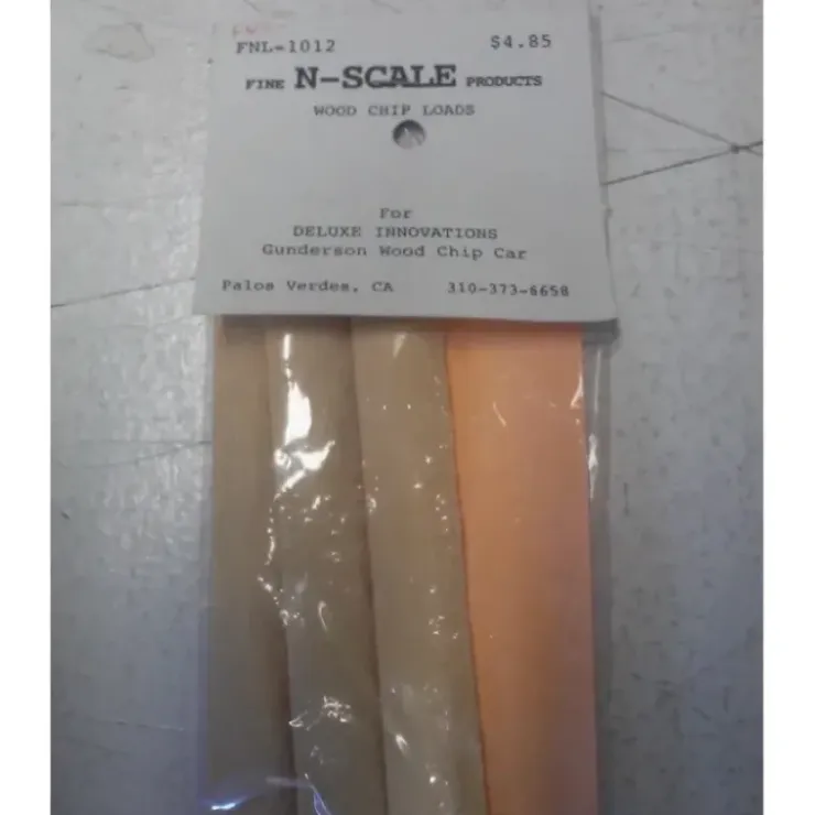 Fine N Scale Products FNL-1012 N Wood Chip Load for DeluxeInnovations(Pack of 3) - Your Source for Gaming Essentials