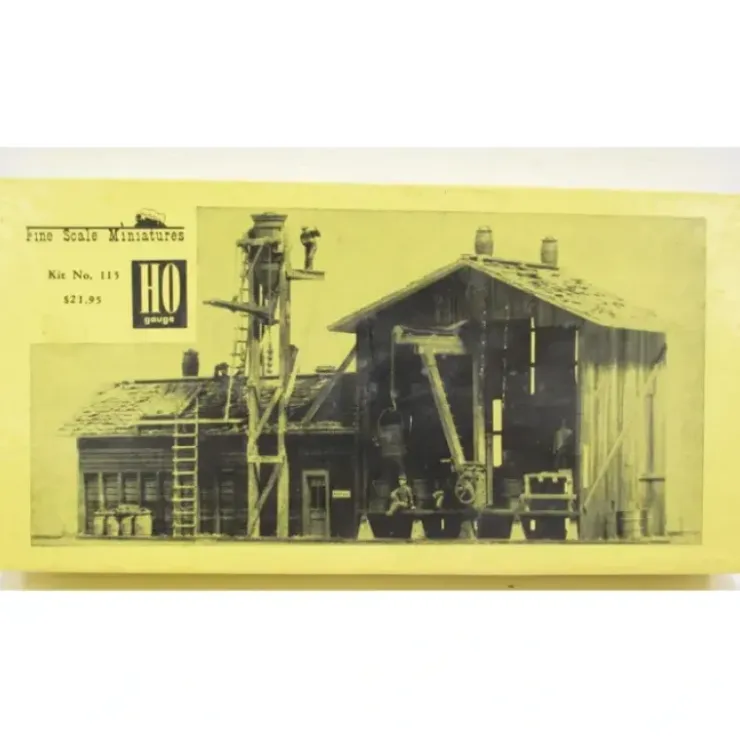 Fine Scale Miniatures 115 HO Scale Coal and Sand Shed Laser-Cut Kit - Your Source for Gaming Essentials