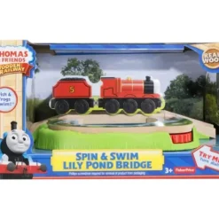 Fisher Price BDG56 Thomas & Friends Wooden Railway Spin & Swim Lily Pond Bridge - Your Source for Gaming Essentials