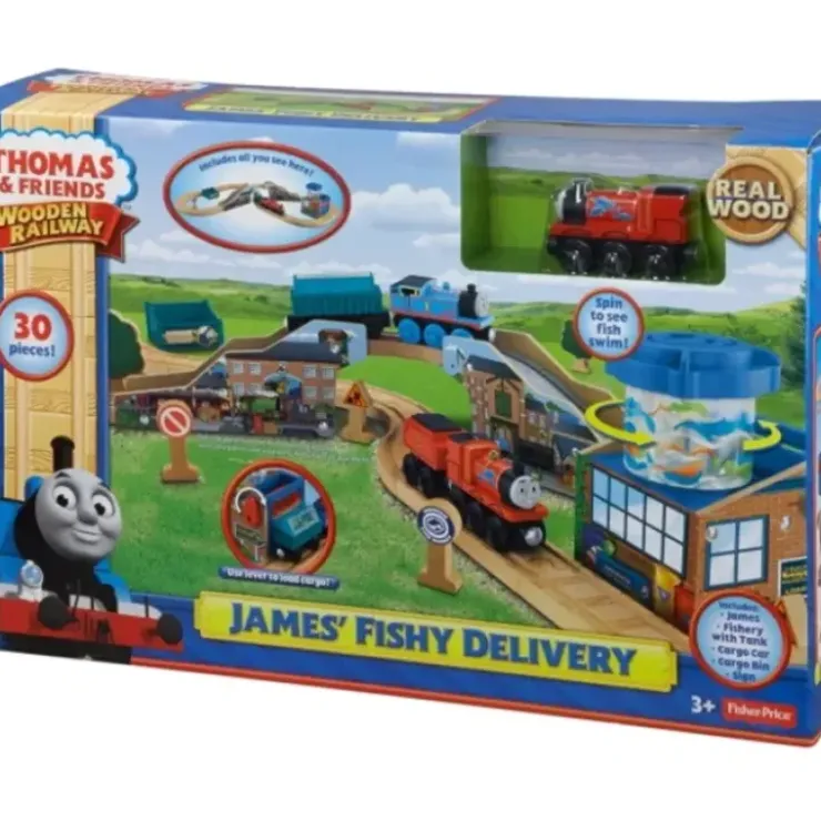 Fisher Price BDG57 Thomas & Friends Wooden Railway James' Fishy Delivery - Your Source for Gaming Essentials