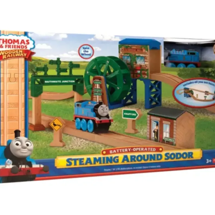 Fisher Price BDG59 Thomas & Friends Wooden Railway Steaming Around Sodor - Your Source for Gaming Essentials