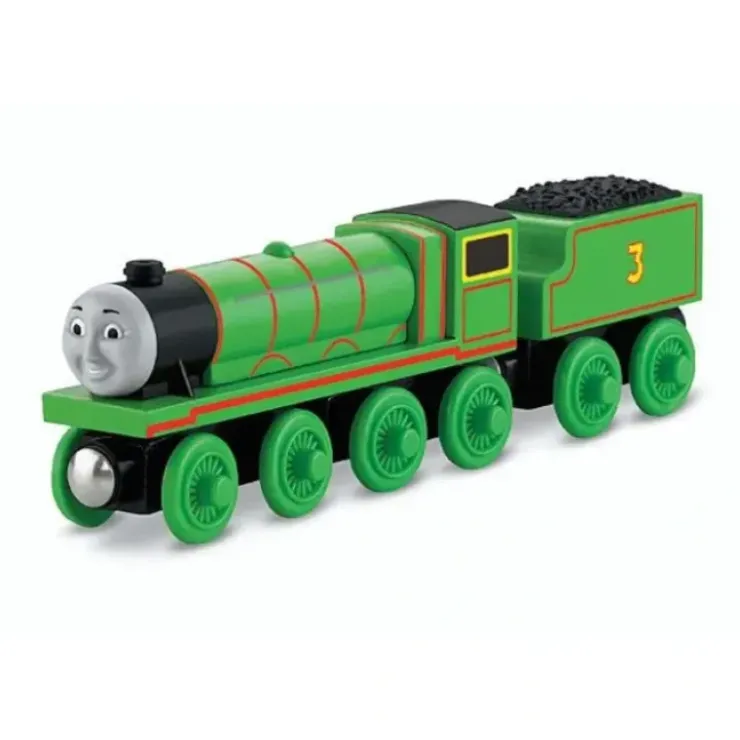 Fisher Price Y4072 Thomas & Friends Wooden Railway Henry the Green Engine - Your Source for Gaming Essentials