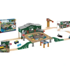 Fisher Price Y4496 Thomas & Friends Wooden Railway Brendam Bay Shipping Set - Your Source for Gaming Essentials
