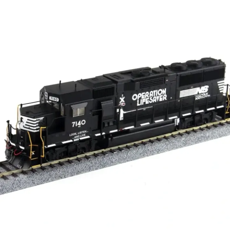 Fox Valley Models 20504 HO NS/Operation Lifesaver GP60 Diesel Locomotive #7140 - Your Source for Gaming Essentials