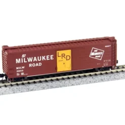 Fox Valley Models 90420 N Milwaukee Road 50' Single-Door Rib-Side Boxcar #2296 - Your Source for Gaming Essentials