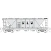 Fox Valley Models 90516 N Norfolk & Western RTR H30 3-Bay Covered Hopper #70210 - Your Source for Gaming Essentials