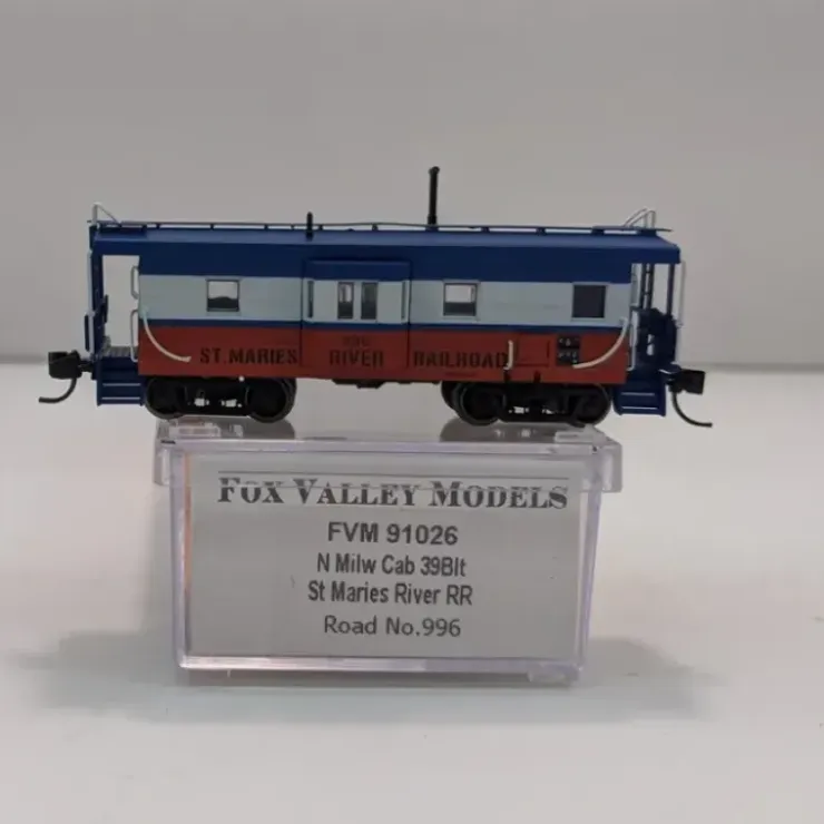 Fox Valley Models 91026 N STMA MILW High-Window Rib-Side Caboose w/Oil Door #996 - Your Source for Gaming Essentials