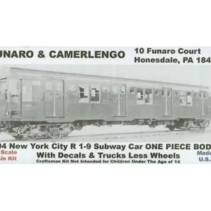 Funaro & Camerlengo 104 Subway car NYC R 1-9 dcls - Your Source for Gaming Essentials
