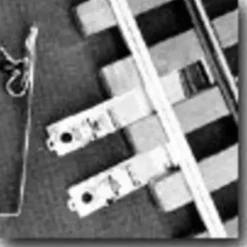 Gargraves 910-B Stainless Connector for Center Rail O-Gauge (72) - Your Source for Gaming Essentials