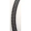 Gargraves MU-202-72 O Stainless 54" Makeup Curve Plastic Tie Sectional Track - Your Source for Gaming Essentials