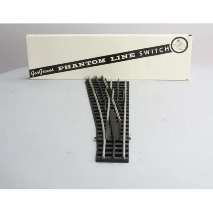 Gargraves 106 O O-100" Diameter "Phantom" Manual Left Hand Switch Turnout - Your Source for Gaming Essentials