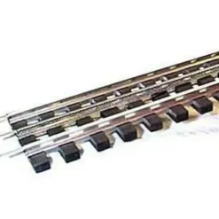 Gargraves 202-SIR-36 O 3 Rail Regular Stainless 36" Plastic Tie Sectional Track - Your Source for Gaming Essentials