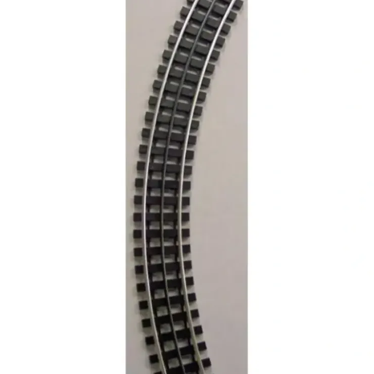 Gargraves 63-102S O 3Rail Phantom Stainless 63" Curve Plastc Tie Sectional Track - Your Source for Gaming Essentials