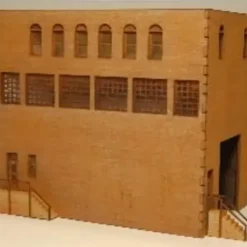 GCLaser 55605 Z 4-Story Angled Background Building - #2 Building Back Kit - Your Source for Gaming Essentials