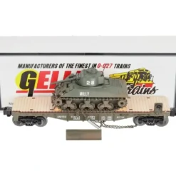 Geller Toy Trains 38048 O US Army w/ M4 Sheman Tank w/ Dozer Blade VG/Box - Your Source for Gaming Essentials