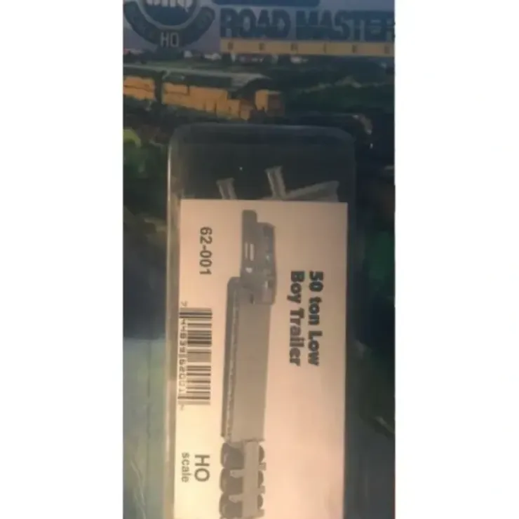 GHQ 62-001 1:87 HO 50 Ton Low Boy Trailer Pewter Kit - Your Source for Gaming Essentials
