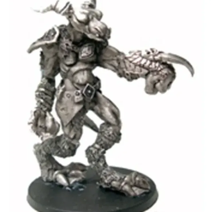 Tabletop Miniatures>Giant Lizardman Chieftain #06-005 Classic Ral Partha Fantasy RPG Metal Figure - Your Source for Gaming Essentials