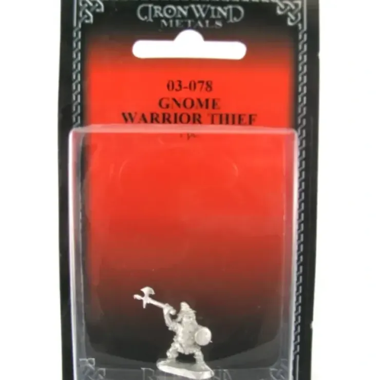 Tabletop Miniatures>Gnome Warrior Thief #03-078 Classic Ral Partha Fantasy RPG Metal Figure - Your Source for Gaming Essentials