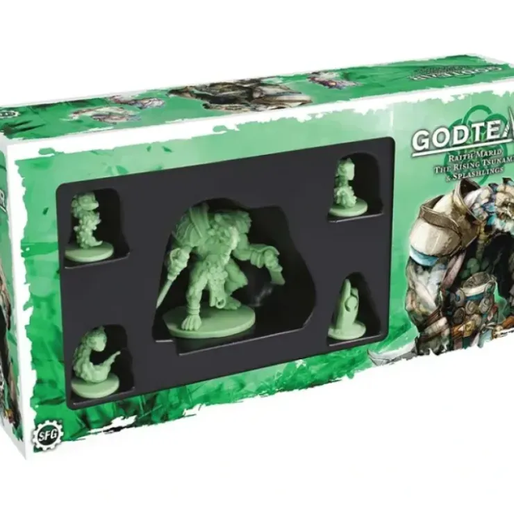 Board Games>Godtear: Raith'Marid Shaper Champion Expansion, The Rising Tsunami - Your Source for Gaming Essentials