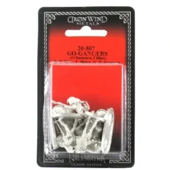 Tabletop Miniatures>Go Gangers 4 Characters, 2 Bikes #20-507 Shadowrun RPG Metal Ral Partha Figure - Your Source for Gaming Essentials