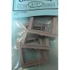 Grandt Line 3959 G 1-9/16'' x 1-9/16'' 4 Pane Square Window (Pack of 3) - Your Source for Gaming Essentials