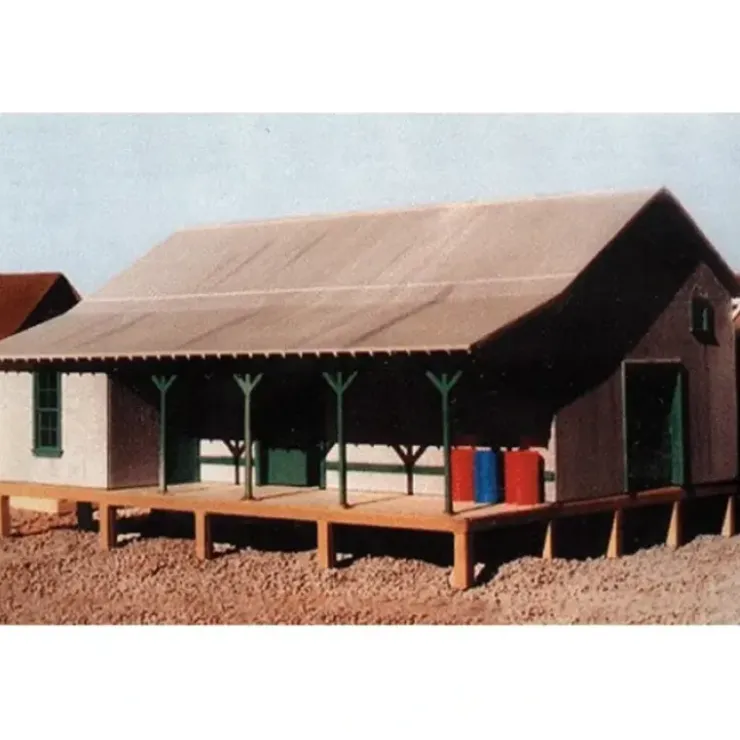 Grandt Line 5908 HO Corrugated Iron Warehouse Building Kit - Your Source for Gaming Essentials