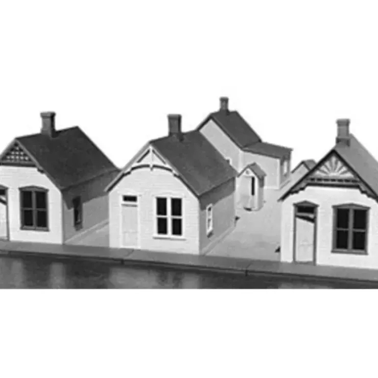 Grandt Line 5903 HO The Reese Street Row Houses Gold Belt Series Building Kit - Your Source for Gaming Essentials