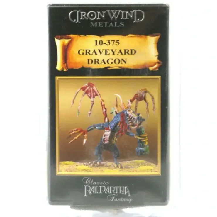 Tabletop Miniatures>Graveyard Dragon #10-375 Classic Ral Partha Fantasy RPG Metal Figure - Your Source for Gaming Essentials
