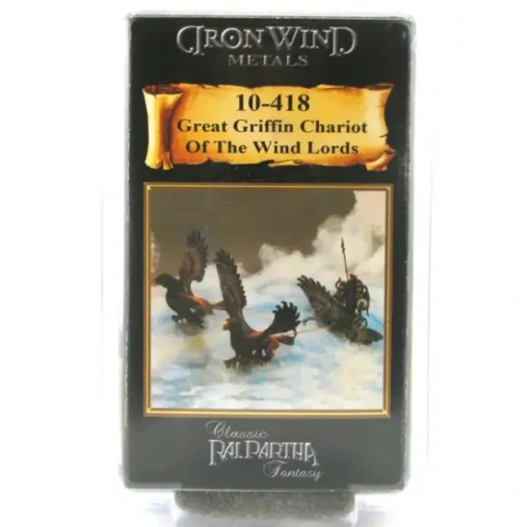 Tabletop Miniatures>Great Griffin Chariot of The Wind Lords #10-418 Classic Ral Partha Fantasy Mini - Your Source for Gaming Essentials