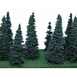 Heki 307 4"-7" Mini Forest Pine Trees (Set of 12) - Your Source for Gaming Essentials