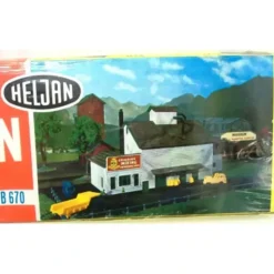 Heljan 670 N Scale Grain Mill Building Kit - Your Source for Gaming Essentials