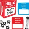 Cards>Hello My Name Is Party Game - Your Source for Gaming Essentials