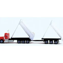 Herpa 6426 HO Freightliner Dump Truck w/ 3-Axel Dump Trailer - Your Source for Gaming Essentials