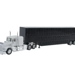 Herpa 6347 HO Kenworth W-900 w/Skirted Chassis, Tool Box & 48' Livestock Trailer - Your Source for Gaming Essentials