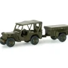 Herpa 741989 HO Roco U.S. Army Willy's Jeep + Anh Trailer MiniTanks - Your Source for Gaming Essentials