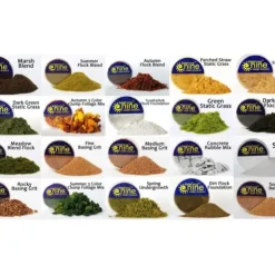 Tabletop Miniatures>Hobby Round Container of Basing and Scenery Flock Blends Grit - Choose Your Type - Your Source for Gaming Essentials