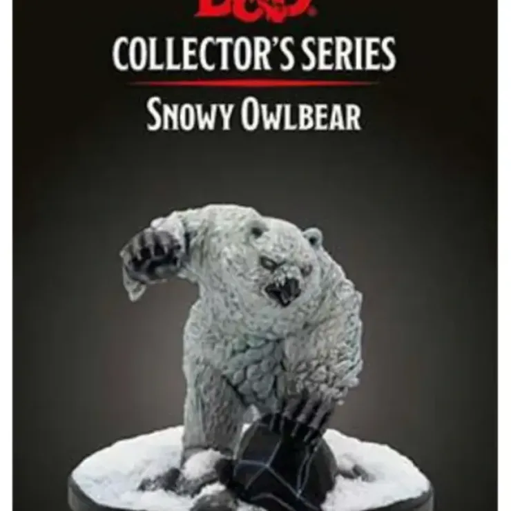 Tabletop Miniatures>Icewind Dale Rime of the Frostmaiden Unpainted D&D Figure - Snowy Owlbear - Your Source for Gaming Essentials