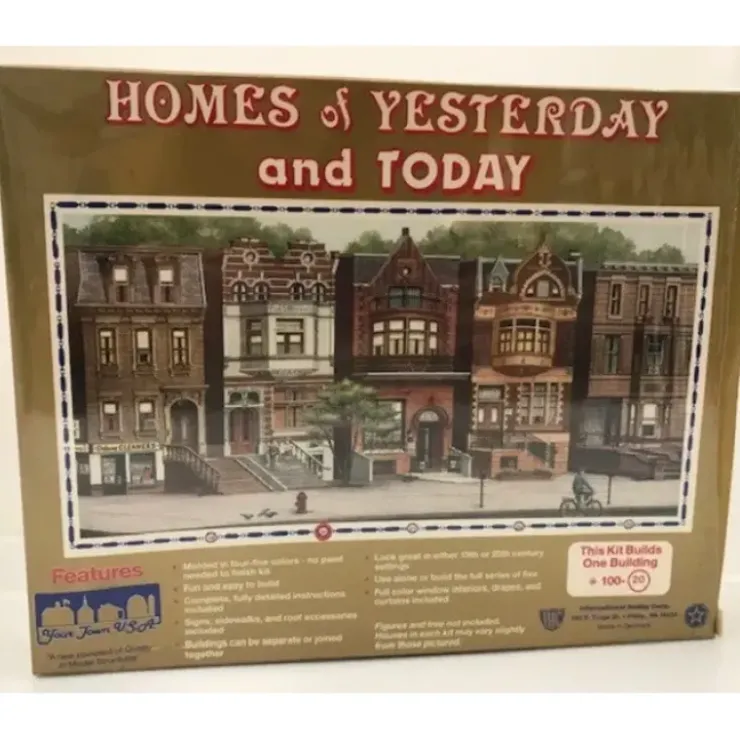 IHC 100-20 HO Homes of Yesterday & Today Brownstone House Building Kit - Your Source for Gaming Essentials