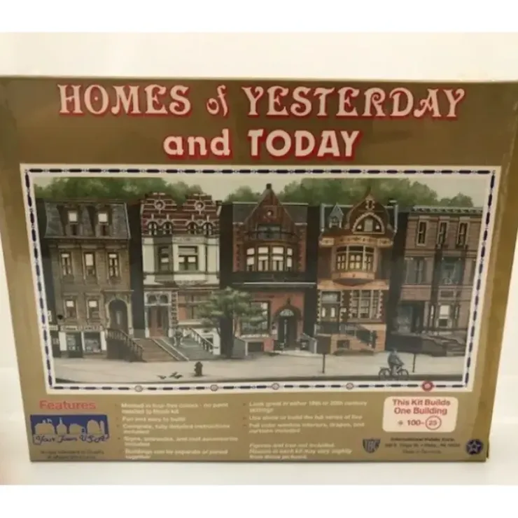 IHC 100-23 HO Homes of Yesterday & Today Brownstone House Building Kit - Your Source for Gaming Essentials
