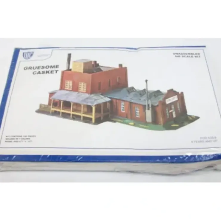 IHC 4-7784 HO Scale "Gruesome Casket" Factory Building Kit - Your Source for Gaming Essentials